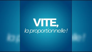 🔴 Vite la proportionnelle [upl. by Atiuqat696]