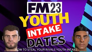 Youth Intake Dates  FM23 Big Nations [upl. by Peterec]