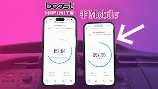 Boost Infinite vs TMobile Speed Test [upl. by Eldin642]