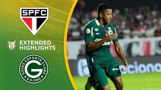 São Paulo vs Goiás Extended Highlights  Brasilerao Série A  CBS Sports Golazo [upl. by Udela]