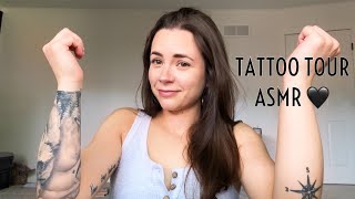 ASMR TATTOO TOUR 🐺 Relaxing Whispers [upl. by Sedgewinn132]