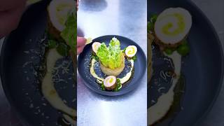 Michelinstar caeser salad recipe with chicken ⭐️ [upl. by Vassell150]