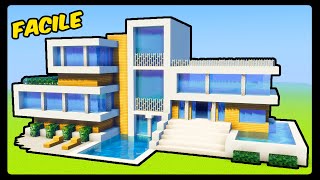 TUTO COMMENT FAIRE UNE GRANDE MAISON MODERNE  MINECRAFT [upl. by Ibrek107]