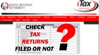 How to view if you have filed your KRA returns or not [upl. by Sibyl33]