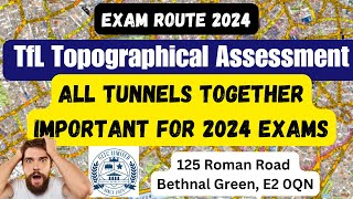 TfL Topographical Test 2024  Most common Tunnels  PCO Test 2024 [upl. by Hill]