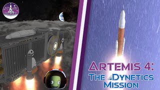 What if Artemis 4 used the Dynetics moon lander  Kerbal Space Program Artemis KSP [upl. by Annairt163]