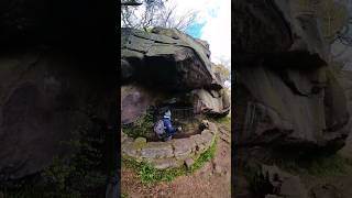 Hermits Cave Peak District Insta360  Solo Hiking [upl. by Leumhs580]