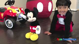 Mickey Mouse Clubhouse GIANT EGG SURPRISE OPENING Disney Junior Toys Kids Video World Biggest [upl. by Damiani463]