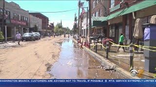 Millburn NJ Cleaning Up From Devastating Flood [upl. by Iglesias]