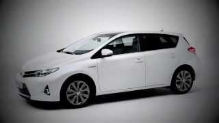 New Toyota Auris Hybrid  2013 Auris HSD [upl. by Ahsyekat627]