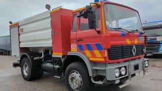 V748 Renault BA 02 F2B Fire Truck  Godiva GVA2700 Pump  Tank 8000L  Pump With Hoses  Rockinger [upl. by Ennairek]