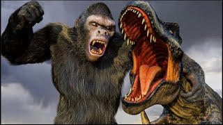 The Best of Dinosaur TRex Attack 2024  Indominus Rex Vs Kong 2  HORROR SHORT FILM  SC GAME DG2T [upl. by Pippa655]