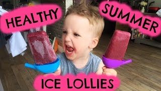 HEALTHY ICE LOLLIES  POPSICLES FOR KIDS [upl. by Ymmac]