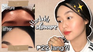 AFFORDABLE Skincare Routine  bakit ako makinis ✨ [upl. by Aikar]