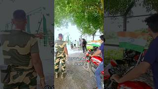 Jay Hind vande Mataram 🇮🇳❤️ indipendenceday indiabangladeshborder vlogs [upl. by Lleunamme]