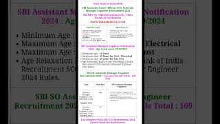 New government job 2024 l new vacancy 2024 ll SBI bank bharti ll latestbharti govtjobs [upl. by Atekehs769]