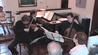 Sergei Galperin violin Scott Holshouser piano Brinton Smith cello Mendelssohn Trio in D minor [upl. by Eniaj]