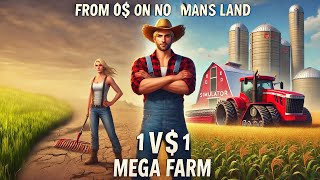 From 0 on NO MANS LAND to a MEGA FARM 🚜💰 1 vs 1 [upl. by Alodie]