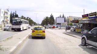 Dashcam Tunisia  Jendouba CityDrive [upl. by Nerat]