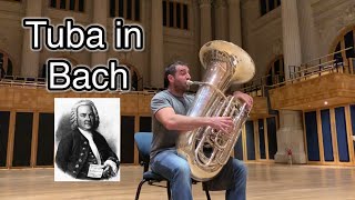 Bach Cello Suíte 2  Sarabande  tuba solo [upl. by Sima]