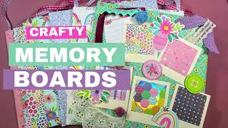 Craft Fair Idea 3 Crafty Memory Boards 🩷 Craft Fair Series 2024 [upl. by Lail503]