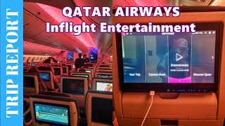 Qatar Airways Inflight Entertainment System Review  Oryx One on Qatar Airways Airbus A350 Flight [upl. by Randal644]