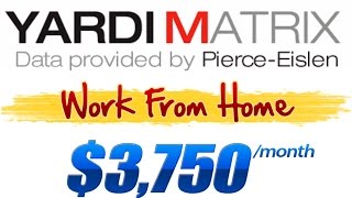 Work from Home Jobs – Temporary Rent Surveyors Yardi matrix [upl. by Inal]