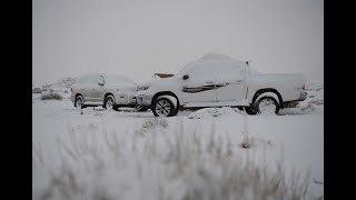 Snow Fall in TABUK SAUDI ARABIA [upl. by Anieral]