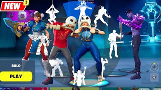 SypherPK vs CHUNLI doing all Fortnite BuiltIn Emotes [upl. by Atiuqet656]