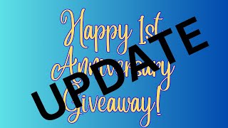 HAPPY ANNIVERSARY A little giveaway for my followers [upl. by Elletsirk]