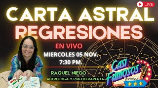 CARTA ASTRAL Y REGRESIONES EN VIVO EN CASI FAMOSOS [upl. by Keon]