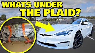 Worlds First Deep Look under the Tesla Model S Plaid [upl. by Eninnej]