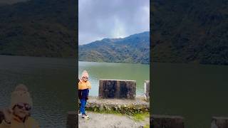 Tsomgo lake largest and beautiful in Gangtoksikkimlakeyoutubeshortstraveldiariescoldweather [upl. by Acirahs769]