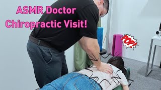 ASMR doctor Satisfying ASMR spinal crack  Asmr chiropractic adjustment crack Compilation [upl. by Canute]