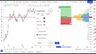 Plan Your Trades With The Long and Short Position Tool Tutorial [upl. by Sol]