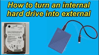 How to turn an internal hard drive into external [upl. by Roobbie]