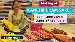 Kanchipuram wholesale Best pure SILK WEDDING SAREE  Rs 500 to Rs 200000  Why the price is High [upl. by Farl358]