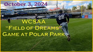 WCSAA quotField of Dreamsquot Game at Polar Park  October 3 2024 [upl. by Damiani]