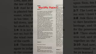 Updated Wycliffe Bible Psalm 1 [upl. by Paolo152]