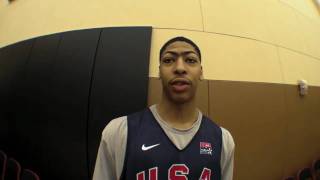 Anthony Davis on draft hype and Nike Hoop Summit [upl. by Dario]