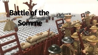 Lego ww1 Battle of the Somme Stop Motion [upl. by Aipmylo]