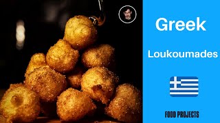 Homemade Greek Loukoumades  FOOD PROJECTS [upl. by Esaj39]