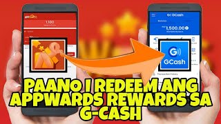 APPWARDS PAANO MAG REDEEM NG APPWARDS REWARDS SA GCASH  HOW TO REDEEM APPWARDS REWARDS INTO GCASH [upl. by Ahsema]