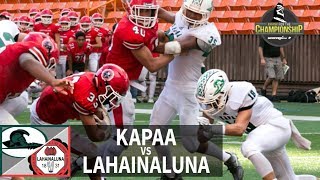 Lunas 27point secondhalf comeback  SL Replay  Kapaa vs Lahainaluna Nov 24 2018 [upl. by Ahsiak535]