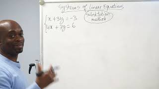 System of Linear Equations With Two Variables Substitution Method [upl. by Nylaret]