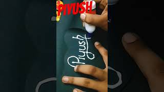 comennt your name🤔🤔 shortsvideo art shortyoutube calligraphy  name art  glter powder 😍😘🌹🤩👍 [upl. by Arimaj]