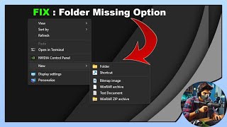 New quotFolderquot Option Missing in RightClick Menu on Windows 10 Here’s the Fix [upl. by Airasor]