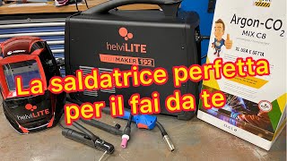 La saldatrice perfetta per il fai da te  Recensione Multimaker 192 Helvilite MMA MIG MAG TIG [upl. by Norag]