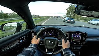 2023 Volvo XC40 POV Test Drive DRIVEWAVE1 [upl. by Baxter370]