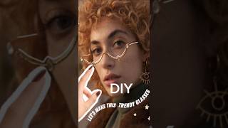 DIY Trendy Glass 👓 Day 43 100 Showcasing my hobbies diy crafts shorts trend 100dayschallenge [upl. by Ytsud]